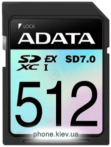 ADATA Premier Extreme SDXC SD8.0 512GB SD512GEX3L2-C