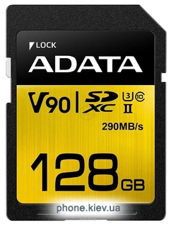 ADATA Premier ONE SDXC Class 10 UHS-II U3 128GB