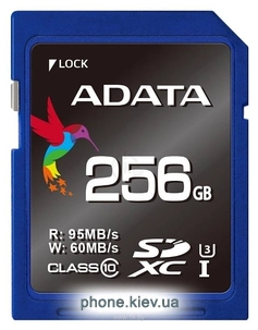 ADATA Premier Pro SDXC Class 10 UHS-I U3 256GB