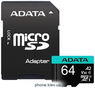 ADATA Premier Pro AUSDX64GUI3V30SA2-RA1 microSDXC 64GB ( )