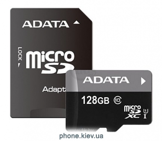 ADATA Premier microSDXC Class 10 UHS-I U1 128GB + SD adapter