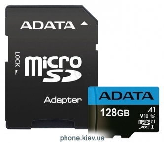 ADATA Premier microSDXC UHS-I U1 V10 A1 Class10 128GB + SD adapter