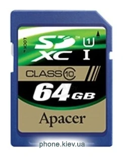 Apacer SDXC Class 10 UHS-I U1 64GB