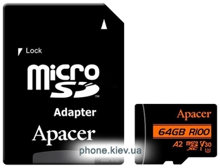 Apacer microSDXC AP64GMCSX10U8-R 64GB (� ���������)