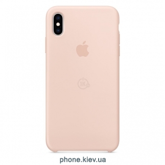 Apple Silicone Case  iPhone XS Max Pink Sand