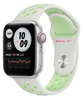 Apple Watch SE GPS + Cellular 40mm Aluminum Case with Nike Sport Band