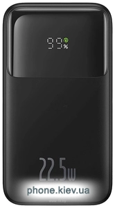 Baseus Comet Series Dual-Cable Digital Display Fast Charge Power Bank 22.5W 20000mAh