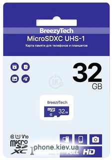 BreezyTech microSDHC Class 10 32GB (��� ��������)