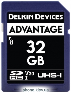 Delkin Devices SDHC Advantage UHS-I 32GB