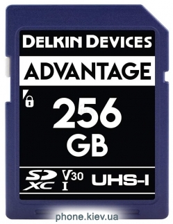 Delkin Devices SDXC Advantage UHS-I 256GB