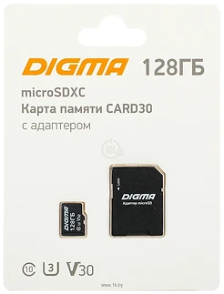 Digma MicroSDXC Class 10 Card30 DGFCA128A03