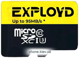 Exployd Premium Series microSDXC 512GB EX512GCSDXC10UHS-1-ELU3-W/A-AD