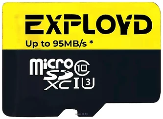 Exployd Premium Series microSDXC 128GB EX128GCSDXC10UHS-1-ELU3-W/A-AD