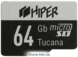 Hiper microSDHX 64GB Class 10 UHS-1 U3 HI-MSD64GU3