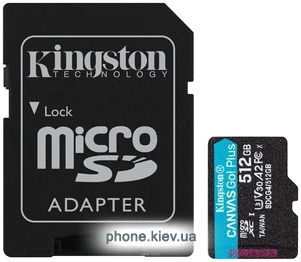 Kingston Canvas Go! microSDXC 512GB SDCG4/512GB (� ���������)