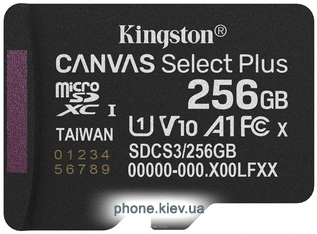 Kingston Canvas Select Plus microSDXC 256GB SDCS3/256GBSP