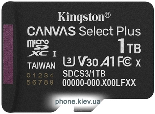 Kingston Canvas Select Plus microSDXC 1TB SDCS3/1TBSP