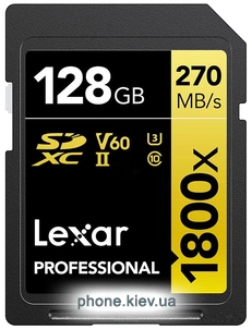 Lexar Professional 1800x SDXC LSD1800128G-BNNNG 128GB