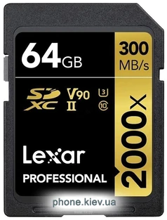 Lexar Professional 2000x SDXC LSD2000064G-BNNNG 64GB