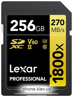Lexar Professional 1800x SDXC LSD1800256G-BNNNG 256GB