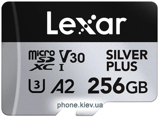 Lexar Professional SILVER PLUS microSDXC LMSSIPL256G-BNANG 256GB