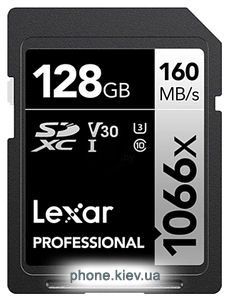 Lexar Professional 1066x SDXC LSD1066128G-BNNNG 128GB