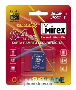 Mirex SDXC Class 10 UHS-I U1 64GB