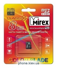 Mirex microSDHC Class 10 8GB