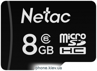 Netac P500 Standard microSDHC 8GB NT02P500STN-008G-N