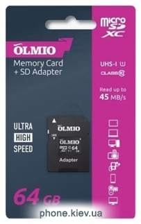 Olmio microSDXC 64GB UHS-I U3