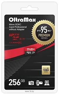 OltraMax Premium Series microSDXC 256GB OM256GCSDXC10UHS-1-PRU3 W