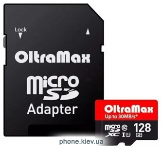 Oltramax Elite microSDXC UHS-I (Class 10) 128GB + 