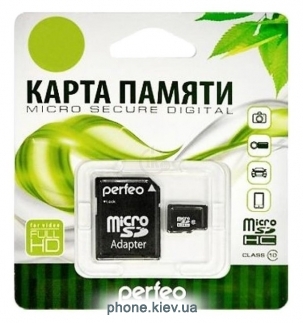 Perfeo microSDHC Class 10 8GB +  [PF8GMCSH10A]