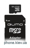 Qumo microSDHC class 10 16GB + SD adapter