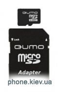 Qumo microSDHC class 10 32GB + SD adapter