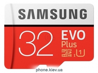 Samsung microSDHC EVO Plus 95MB/s 32GB + SD adapter