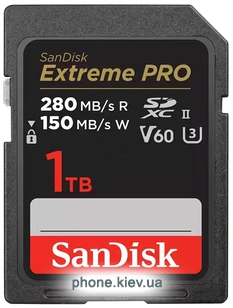 SanDisk Extreme PRO SDXC SDSDXEP-1T00-GN4IN 1TB