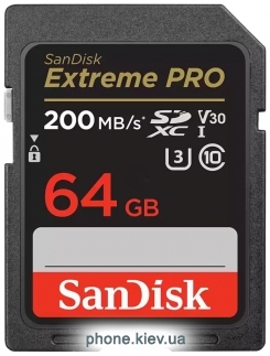 SanDisk Extreme PRO SDXC SDSDXXU-064G-GN4IN 64GB