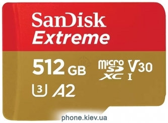 SanDisk Extreme SDSQXAV-512G-GN6MA microSDXC 512GB