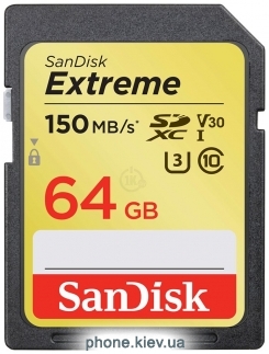 SanDisk Extreme SDXC SDSDXV6-064G-GNCIN 64GB