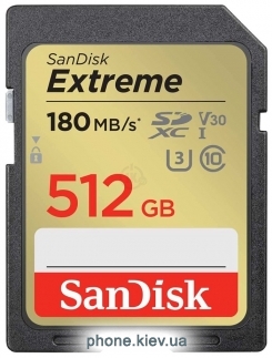 SanDisk Extreme SDXC SDSDXVV-512G-GNCIN 512GB