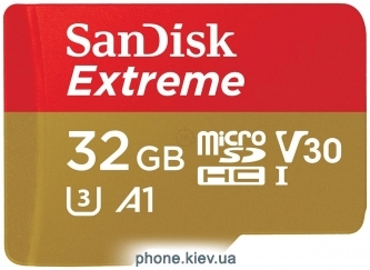 SanDisk Extreme microSDHC SDSQXAF-032G-GN6MN 32GB