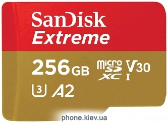 SanDisk Extreme microSDXC SDSQXAV-256G-GN6MN 256GB