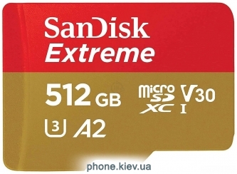 SanDisk Extreme microSDXC SDSQXAV-512G-GN6MN 512GB