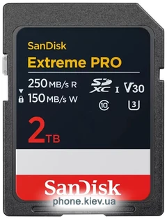 SanDisk Extreme PRO SDXC SDSDXXD-2T00-GN4IN 2TB