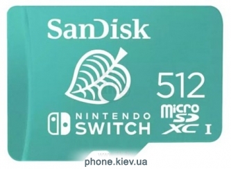 SanDisk For Nintendo Switch microSDXC SDSQXAO-512G-GN3ZN 512GB