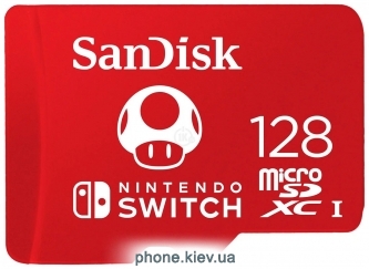 SanDisk For Nintendo Switch microSDXC SDSQXAO-128G-GNCZN 128GB