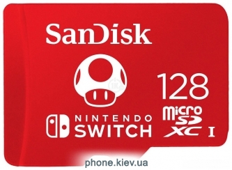 SanDisk For Nintendo Switch microSDXC SDSQXAO-128G-GN3ZN 128GB