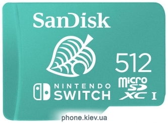 SanDisk For Nintendo Switch microSDXC SDSQXAO-512G-GNCZN 512GB