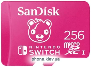 SanDisk Nintendo Switch Licensed Card Fortnite Edition microSDXC 256GB SDSQXAO-256G-GN6ZG